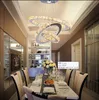 モダンな屋内光沢のあるクリスタルLEDぶら下げランプの家の装飾シャンデリアの照明居間のシーリングライトのためのペンダントライトの備品