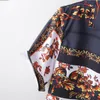 Men's Casual Shirts Mens Beach Hawaiian Shirt Vintage Ethnic Tropical Summer Short Sleeve Loose Cotton Floral Clothing