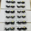 25 mm long 3D mink hair false eyelashes to make eyelash lengthening version by hand 60 sets DHL