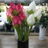 Artificial Flower Artificial Silk Lotus Bud Hotel And Restaurant Decorative Flower Artificial Pond Simulation Home Party SuppliesT2I5435