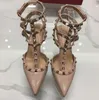 Sıcak Satış-Tasarımcı kadınlar yüksek topuklu kız seksi sivri ayakkabılar ayakkabılar düğün ayakkabıları üç sapanlar sandalet Dance