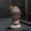 Kleine Buddha-Statue, Mönchsfigur, Indien, Yoga, Mandala, Teehaustier, Keramik, Kunsthandwerk, dekorativ