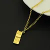 Guldfärg Mobiltelefon Modell Pendant Necklace For Women Men Charm Long Chain Femme Christmas Jewelry Party Accessories