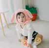 Autumn Winter Baby Cartoon Bunny Ears Hat Kids Knitted Plush Cap Girls Boys Warm Beanies Children Hat M214