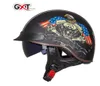 ドット認証レトロバイクヘルメットモトヘルメットスクーターヴィンテージハーフフェイスバイカーバイククラッシュモトヘルメットカスコモト6997781