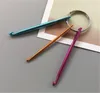 3 maten in 1 Set Sleutelhanger Haken, DIY Multicolour Ambachten Breinaalden Mini Aluminium Haaknaald KD1