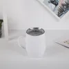 Tasse à œufs de 12OZ, verres à vin, gobelet à vin avec poignée, Double paroi en acier inoxydable, tasses isolées sous vide, tasse à café