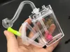 unbreakable plastic Oil Burner Water Bong hand water smoke pipe with oil burner pyrex portable oil rig bong whole cheapest3476242