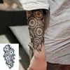 Adesivo tatuaggio temporaneo impermeabile Totem tribale tatto falso flash tatoo temporaire Tatuaggi Body Art tatouage per uomini ragazza donne1685963