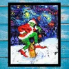 Hazır için askıda - - Van Gogh Wall Art Grinch'in Noel Süsler Yağ Tuval Home Decor üstünde resim Tuval Resim Sergisi Reprodüksiyon