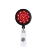 2019 28 inches Retractable Badge Reels Reel Clip Nurse Teacher Company Staff Office ID Name Badge Holder with Belt Clip