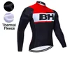 Hiver 2024 Team BH CYCLISME Jersey Set 19D Gel Pad Pantalon De Vélo Ropa Ciclismo Hommes Thermique Polaire VÉLO Maillot Culotte Vêtements