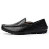 Mannen Schoenen Casual Lederen Mens Loafers Moccasins Designer Slip op Bootschoenen Klassieke Chaussure Homme Grootte 38-46