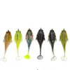 Fishing Lure Jumping Fish 1 / 2oz اصطناعية تهزهز رئيس الأسماك 7 جرام / 14.5 جرام / 21 جرام لينة الطعم دودة mustad خطاف