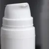 300pcs 5ml 10ml Frasco de bomba de loção sem ar branco Mini amostra e frasco de teste Recipiente sem ar Embalagem cosmética