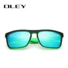 OLEY Polarized Men 클래식 디자인의 선글라스 패션 가이 선글라스 브랜드 Box1로 맞춤형 미러 고글 허용