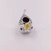 Andy Jewel Authentic 925 Sterling Silver Beads 925 Sterling 14K Gold Fairytale Fish Charms Passar europeiska Pandora Style Jewelry Armets NEC