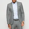 Popular Notch Lapel Groomsmen Two Buttons Groom Tuxedos Men Suits Wedding/Prom Best Man Blazer ( Jacket+Pantst+Tie) Y17