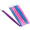 Nail Tool Nail Art Manicure Curve Rod Sticks Artificial Plastic Nails Pick Color Random Fast Shipping F3653