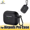 Para Airpods Pro Soft casos de protecção Ultra fino design criativo para Airpods Pro com gancho Anti-perdida para AIRPod com izeso embalagens de varejo