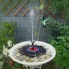 Rose Solar Power Pump Bird Bath Fountain Water Floating Pond Garden Patio Decor 201903212564001