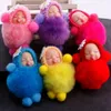 Keychain per bambini a sonno carino per bambini porta portachiavi per ciucini graziosi bambola peluche per pendente a sospensione a base di pendenza 7 in stile 7 stile