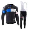 ORBEA Team Maglia da ciclismo da uomo Set Primavera / Autunno Camicia a maniche lunghe Pantaloni con bretelle Kit mtb Abiti da bici Uniforme da bicicletta da corsa Tuta sportiva da esterno Ropa Ciclismo Y23022403