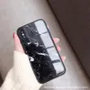 Art und Weise neuer Marmor-ausgeglichenes Glas-Telefon-Kasten für Apple iPhone X 8 7 6 6s plus alles inklusive Fall-weiche Rand-Abdeckung für iPhone Xs maximales XR Coque