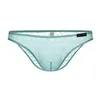 Bikini sexy mutandine di pizzo da uomo Uomo trasparente Tasca per lingerie Biancheria intima trasparente Garza sexy perizoma da uomo in seta maschile perizoma corto MIX COLOR J190105