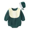 3 stücke Neugeborenen Baby Mädchen Romper Baby Kleidung 2020 Baumwolle Herbst Strampler Vintage Infant Mädchen Overall