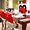 Babbo Natale sedia della copertura posteriore della decorazione di Natale Dining Chair decorazione domestica del partito