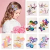 Gradient Barrettes Flip Sequin Stars Crown Love Heart Child Baby Haarspeld Haarbanden BB Haarklemmen voor Kinderen Meisjes Regenboog Haar Pins Touw M1374