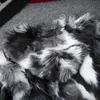 Lampart Faux Fur Coat Mężczyźni Z Kapturem Ciepłe Męskie Futro Płaszcze Zipper Outwear Kurtka Mężczyzna Zimowa Parka Oversized Colorful Black 3XL