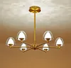 Living room chandelier modern restaurant creative personality atmosphere light luxury bedroom lamp Nordic style pendant lamp