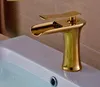 Wodospad Mosiądz Vrity Sink Faucet Chrome Łazienka Umywalka Mikser Tap 83008