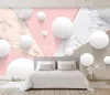 Personalizado Embossed círculo 3D mural wallpaper 3d geométrico mural de fotos para a vida quarto sala de TV cenário wallpaper Europeia