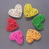 Christmas Decorations 5pcs 10/13/16cm Rattan Heart Sepak Takraw For Birthday Party Home Wedding Decoration Ball