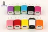 Colorful 1A US Plug AC Power Adapter Square type Home Wall charger single port USB Charger for iPhone5 6 7 10 colors Free shipping