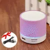 Column LED Mini Wireless Bluetooth Speaker TF USB FM Portable Speakers Sound Music Hand free For iPhone PC with Mic recording studio