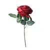 INS simulação veludo rosa arranjo de casamento mão segurando buquê de rosas flor artificial planta decorativa flor parede falso wreat231f