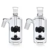 Glas Ash Catcher Rook-accessoire met drie kleuren 14.4mm 18.8mm Gezamenlijke Ashcatcher Water Pipe