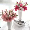 6 pièces décor soie artificielle Magnolia fleur artificielle buisson pour la maison fête mariage nouvel an décoration de noël livraison gratuite