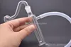 Tubi da bong in vetro piccolo per acqua Dab Rigs Nano Bubbler in vetro Oil Rig bong Perc Downstem Recycler Narghilè con ciotola e tubo dell'olio da 10 mm