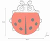Мини-милый божья коровка зубная щетка держатель зубной пасты пластиковый мощный присоски стеллаж для хранения