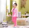 Baby Girl Cotton Pajamas Sets 2-10T Kids Cartoon Mermaid Designer Home Wear Cute Children Tops+ Pants=2PCS/Set