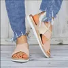 2020 femmes chaussures plates sandale dame été sandales femme léger doux diapositives sandales confort cuir Rasteirinha Feminina