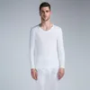 Nuovo intimo termico da uomo 2020 Long Johns con scollo a V elasticizzato che modella la taglia XL-6XL