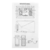 Digital Color Prognoza Stacja pogodowa z krytym / odkrytym czujnikiem bezprzewodowym Wilgotność temperatury barometrycznej manometry