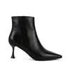 Rontic Women Leather Ankle Boots 6.8 cm Sexy High Heel Boots Chic Elegant Black Beige Party Shoes女性米国サイズ4-8.5