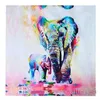 Elefanti dipinti a mano di alta qualità dipinti a mano moderno home decor muro di pittura ad olio di arte su tela Multi taglie A021